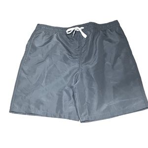 Fashion Nova gray swim trunks
